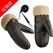 남성가죽장갑 .뷰티 .무스탕 장갑 남녀 겨울 바이크 두꺼운 보온 양모 방풍 원피스 반지