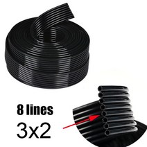 나인틴 10 미터 UV 잉크 튜브 8 라인 엡손 DX4 DX5 DX7 헤드 용 단일 에코 솔벤트 uv 프린터 호스, [01] 3x2mm