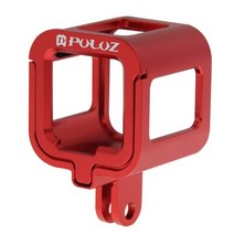 고프로호환하우징 방수케이스Gopro Hero 4 세션용 알루미늄 합금 보호 케이스 goPro S 액션 카메라 용 금, 03 Red