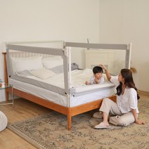 BBZ 11종 침대가드 폴딩침대가드 낙상방지 유아 안전가드 (KC인증), 폴딩가드-107그레이