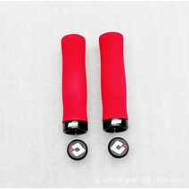 이너바엔드 ODI 자전거 그립 미끄럼 방지 충격 흡수기 균형 핸들 바 스폰지 액세서리, Red