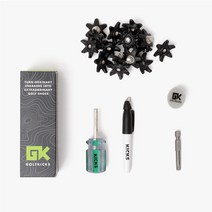 GOLFKICKS 골프킥스 커스텀 골프화 스파이크, BLACK(블랙)