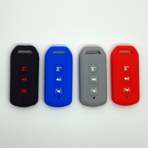 혼다 오토바이 pcx125 3버튼 스마트키 실리콘 케이스, 블랙