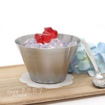 [RP] 스텐레스 샤브용기 소-빙수볼 450ml 빙수볼 ×9f16 (WK#21F5)