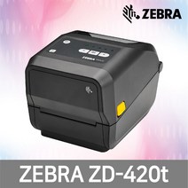 ZEBRA 제브라 ZD-420T 라벨프린터 바코드프린터 열전송전용, 1개, ZD-420T USB/
