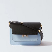 MARNI [명품]마르니 22FW 미니 트렁크 백 블랙블루 SBMPS01U75LV520 Z586N SBMPS01U75LV520Z586N