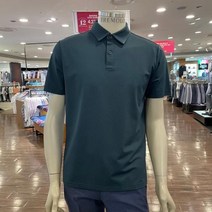 인디안트레몰로22년여름스판오돌토돌엠보싱깔끔그린반팔티셔츠YM