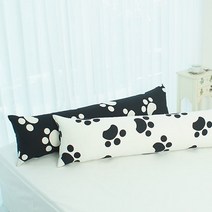 찬미디자인 바디필로우 솜포함, 곰발 화이트