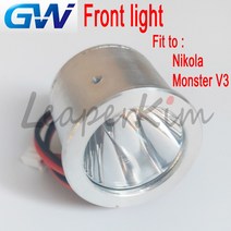 GotWay 몬스터 V3 고트웨이 니콜라 프론트 라이트 전조등 EUC 예비 부품, [02] Nikola front light, 1개