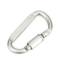 자물쇠와 대담한 야외 인명 구조 D 자형 빠른 옷걸이 카라비너가있는 TUSHI 전술 품질 알루미늄 합금