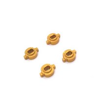 RC부품 MINI-Z ZERO-Z MR-03 휠 변환 AWD 휠용 금속 업그레이드 컨버터, YELLOW