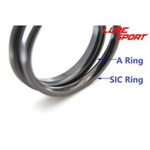 티타늄 초리대 초릿대 LureSport 2 15 개/몫 size2.550 SIC 링 블랙 반지 가이드로드 빌딩 구성 요소 수리, 12 Size 30 (4pcs)