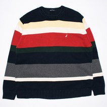 1132.노티카 라운드 니트티셔츠 스웨터/정품/남성 L