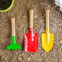 3종 원예용품꽃삽/주말농장 화원 테라스 마당 모종삽