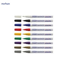 문화 팁페인트 마카 1mm 9종 얇은 마커 페인트펜 세라믹 도자기 유리 사무용품 문구, 하양, 하양