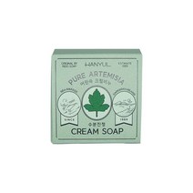 한율 어린쑥 수분진정 크림비누 100g