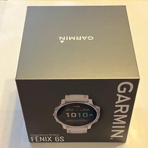 가민페닉스 6S 프리미엄 GPS 스마트워치 실버 위드 화이트 밴드 6 (0100215900) 남친선물