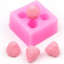 실리콘 몰드 HA_25mm딸기 4구/석고방향제