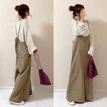 캐주얼 루즈핏 오버사이즈 점프 슈트