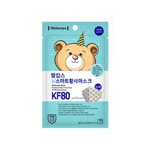 웰킵스 초소형 뉴스마트 황사 마스크 KF80, 5매, 1개