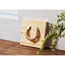 추석 기념 세일! 사업운 금전운 만사형통 실제 말이 착용한 도금 말편자 액자, u자