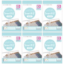토탈하우스 스마트뽀송 옷장용 6팩세트 실리카겔 제습제 스마트 뽀송 0917, 1set