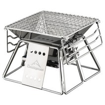 캠핑 미니화로대 석쇠그릴 숯불 구이 고기 BBQ