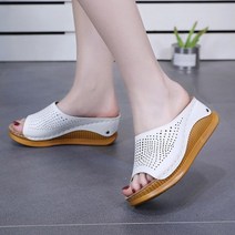 사각 미니미 퀼팅 펀칭 3컬러 225-250 21jn0454 7cm 하이힐 웨지힐 통굽 샌들 슬리퍼