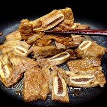 이조푸드 블랙앵거스 LA양념갈비 1.2kg 꽃갈비살 (넓쩍한 뼈 3개) 미국산 LA갈비 초이스등급 추석 명절 선물 세트, 2개