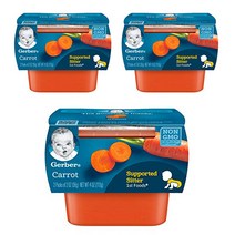 거버 어린이 액상 식품 56g 2개입, 3개, 당근(Carrot)