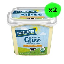 캐링턴팜 USDA오가닉 목초 먹인 기버터 355ml 2팩 Carrington Farms Organic Grass Fed Ghee (미국배송)