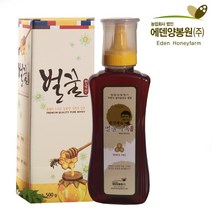 [에덴양봉원] 천연 횡성 벌꿀 잡화 튜브꿀 500g 1kg (국내산) 가정용꿀, 1개