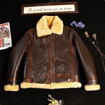 남자가죽재킷 천연가죽 Raym 아메리칸 레트로 D1 양털 올인원 남성