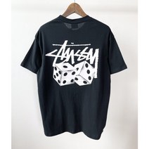 스투시 AU(호주) 티셔츠 주사위 PAIR OF DICE 블랙 ST013007 MENS
