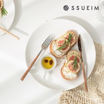 마일드 화이트 원형접시(특대), 단품