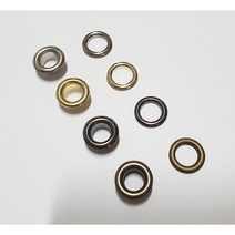 신주재질 100SET/ 하도메 아일렛심 1호 4칼라, 1호 골드, 1개