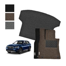 2022 BMW X3 X3M G01 F25 X3 20d 30d 20i 30e 가솔린 PHEV 하이브리드 디젤 확장형 23mm 1열+2열 풀세트 자동차 바닥 코일카매트 트렁크매트, 블랙 코일트렁크매트, 브라운, X3(F25) 디젤/가솔린 (11~17년)