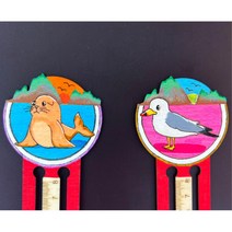 지구환경 독도멸종위기 동물 책갈피 만들기+활동지 10인 DIY수업 주일학교 놀이 창의, 1개, 강치