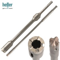 heller 철근 절단 드릴 비트 콘크리트 천공 SDS 타입, 22mm