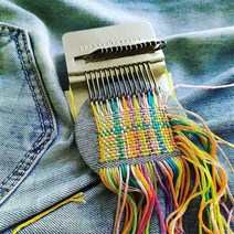 Lopbinte 위브 도구 휴대용 Darning 기계 구멍 수리 (28 후크)