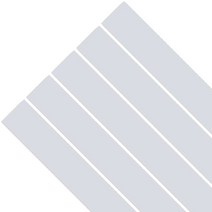 [크리앤조이] 백색포맥스 100x600 (5개) 두께선택 - 플라스틱막대, 3T 5개