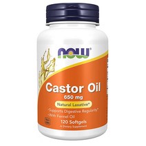 NOW Castor Fennel 회향 피마자 120캡슐 해외, 6개