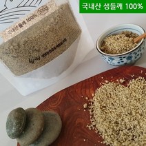 해피스토어70 농부가 직접 농사지어 만든 100% 국내산 생들깨가루 (산지직송), 300g, 3봉