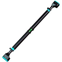 헤몬 3중잠금 풀그립 가정용 문틀 철봉 + 수평계, 스카이블랙L(115~160cm)