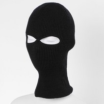 눈만 보이는 안면 전체 덮개 검정 복면 겨울마스크, 상세페이지참조