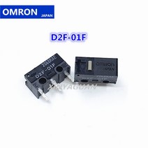 2pcs 일본 omron 마우스 마이크로 스위치 d2f-01f 마우스 버튼 steelseries 라이벌 300 310 로지텍 g304 g305에 적합