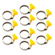 호환 frp 보트 선외기 낚시보트 34quot 호스 플라스틱 thru-hull bilge fitting bilge pump drain vent hose fitting for, 10pcs 호스 클램프