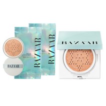 하퍼스바자 스킨 핏 루미너스 선쿠션 본품 + 리필 2개