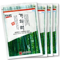 2회 생활죽염 개암염 250g 4개 다용도 요리 양치 가글 소금