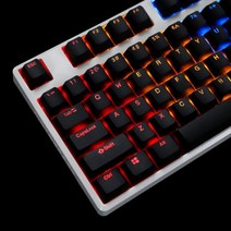 블랙 화이트 체리 PROFILE PBT 더블 Shot 104 108 안시 ISO 탑 프린트 샤인 Through Translucent 백릿 Keycap Suitable MX 메케니컬, Cherry Profile Black